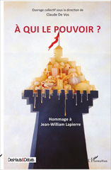 eBook, À qui le pouvoir ? : hommage à Jean-William Lapierre, L'Harmattan