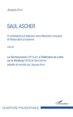 E-book, Saul Ascher : un philosophe juif allemand entre Révolution française et Restauration prussienne, L'Harmattan