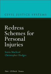 eBook, Redress Schemes for Personal Injuries, Macleod, Sonia, Hart Publishing