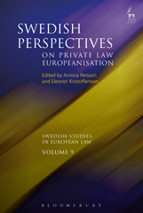 E-book, Swedish Perspectives on Private Law Europeanisation, Hart Publishing