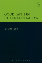 E-book, Good Faith in International Law, Hart Publishing