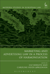 E-book, Marketing and Advertising Law in a Process of Harmonisation, Bernitz, Ulf., Hart Publishing