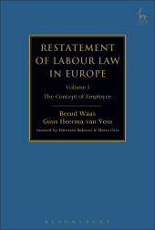 E-book, Restatement of Labour Law in Europe : Vol I: The Concept of Employee, Hart Publishing