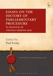 E-book, Essays on the History of Parliamentary Procedure : In Honour of Thomas Erskine May, Hart Publishing