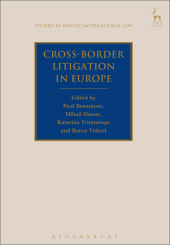 E-book, Cross-Border Litigation in Europe, Hart Publishing