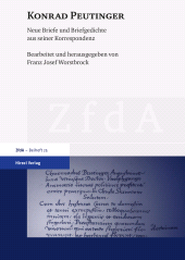 E-book, Konrad Peutinger : Neue Briefe und Briefgedichte aus seiner Korrespondenz, S. Hirzel Verlag GmbH