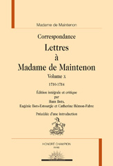 E-book, Lettres de Madame de Maintenon, Honoré Champion