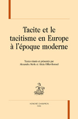 eBook, Tacite et le tacitisme en Europe à l'époque moderne, Honoré Champion