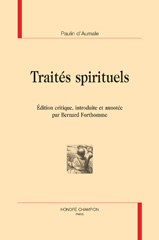 E-book, Traités spirituels, Honoré Champion