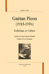 E-book, Gaëtan Picon, 1915-1976 : Esthétique et culture, Honoré Champion