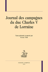 eBook, Journal des campagnes du duc Charles V de Lorraine, Honoré Champion