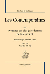 eBook, Les Contemporaines, Retif De La Bretonne, Honoré Champion