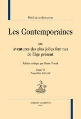 E-book, Les Contemporaines, Retif De La Bretonne, Honoré Champion
