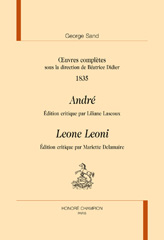 eBook, Oeuvres complètes : 1835. André. Leone Leoni, Sand George, Honoré Champion