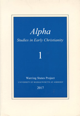 E-book, Alpha : Studies in Early Christianity, ISD