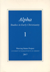 E-book, Alpha : Studies in Early Christianity, ISD