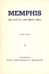E-book, Memphis : The City of the White Wall, ISD