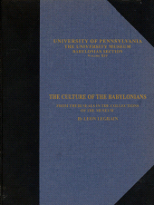 E-book, The Culture of the Babylonians : From Their Seals in the Collections of the Museum, ISD