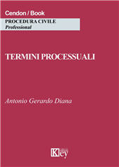 eBook, Termini processuali, Diana, Antonio Gerardo, Key