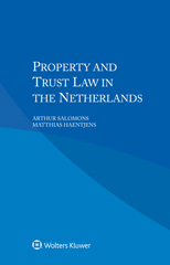 eBook, Property and Trust Law in the Netherlands, Salomons, Arthur, Wolters Kluwer