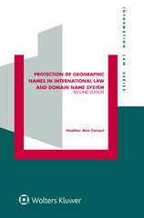 E-book, Protection of Geographic Names in International Law and Domain Name System, Kluwer Law International