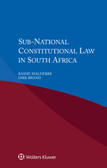 E-book, Sub National Constitutional Law in South Africa, Kluwer Law International