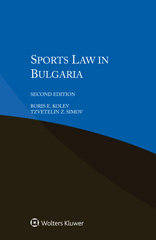 E-book, Sports Law in Bulgaria, Kluwer Law International
