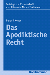 eBook, Das Apodiktische Recht, Kohlhammer Verlag