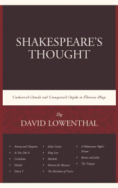 E-book, Shakespeare's Thought : Unobserved Details and Unsuspected Depths in Eleven Plays, Lexington Books