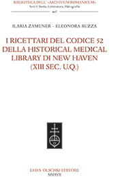 E-book, I ricettari del codice 52 della Historical medical library di New Haven : (XIII sec. U.Q.), L.S. Olschki