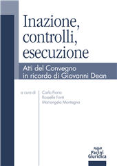 E-book, Inazione, controlli, esecuzione : atti del convegno in ricordo di Giovanni Dean, Pacini