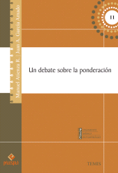E-book, Un debate sobre la ponderación, Palestra Editores