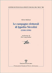E-book, Le campagne elettorali di Ippolito Niccolini (1880-1890), Polistampa