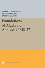 eBook, Foundations of Algebraic Analysis (PMS-37), Princeton University Press