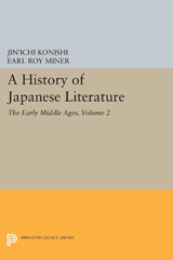 eBook, A History of Japanese Literature : The Early Middle Ages, Princeton University Press