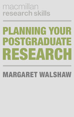 eBook, Planning Your Postgraduate Research, Red Globe Press