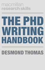 eBook, The PhD Writing Handbook, Red Globe Press