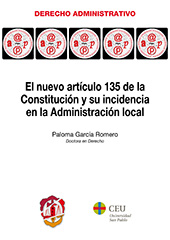 eBook, El nuevo artículo 135 de la Constitución y su incidencia en la administración local, García Romero, Paloma, Reus
