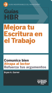 E-book, Guía HBR: Mejora tu escritura en el trabajo, Reverte