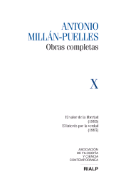 E-book, Millán-Puelles Vol. X Obras Completas : El valor de la libertad (1995) / El interés por la verdad (1997), Ediciones Rialp