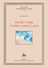 eBook, Pietro Verri teorico delle arti, Gozza, Paolo, Edizioni di storia e letteratura