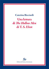 E-book, Una lettura di The Hollow man di T. S. Eliot, Ricciardi, Caterina, Edizioni di storia e letteratura