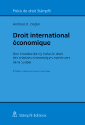 E-book, Droit international économique : Une introduction (y inclus le droit des relations économiques extérieures de la Suisse), Stämpfli Verlag