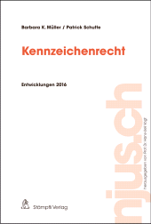 eBook, Kennzeichenrecht : Entwicklungen 2016, Stämpfli Verlag