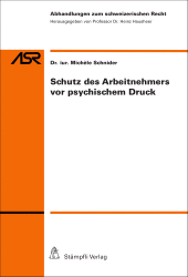 eBook, Schutz des Arbeitnehmers vor psychischem Druck, Stämpfli Verlag
