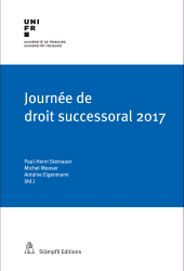 eBook, Journée de droit successoral 2017, Stämpfli Verlag