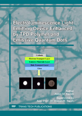 E-book, Electroluminescence Light Emitting Device Enhanced by TPD Polymer and Emissive Quantum Dots, Kadim, Akeel M., Trans Tech Publications Ltd