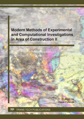eBook, Modern Methods of Experimental and Computational Investigations in Area of Construction II, Trans Tech Publications Ltd