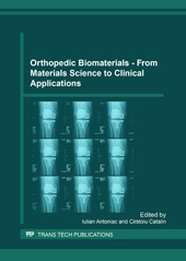 eBook, Orthopedic Biomaterials : From Materials Science to Clinical Applications, Trans Tech Publications Ltd
