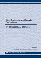E-book, Nano Engineering and Materials Technologies, Trans Tech Publications Ltd